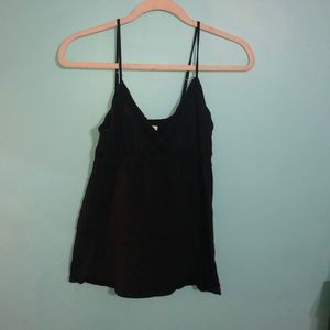 Black tank top